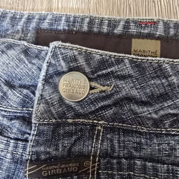 VTG Y2K Marithe Francois Girbaud Mens Jeans Short Size 40 - Picture 3 of 6